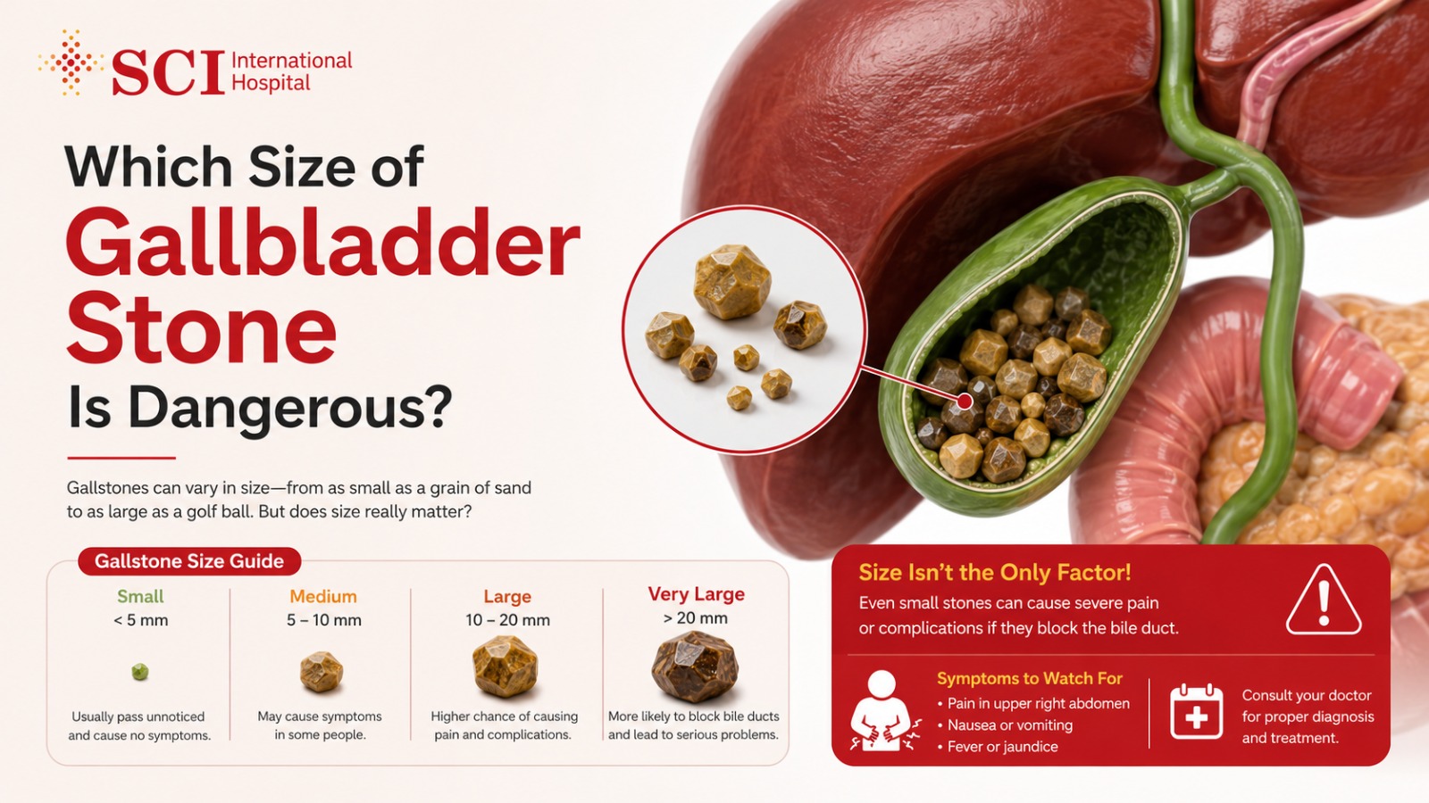 Which Size of Gallbladder Stone Is Dangerous?