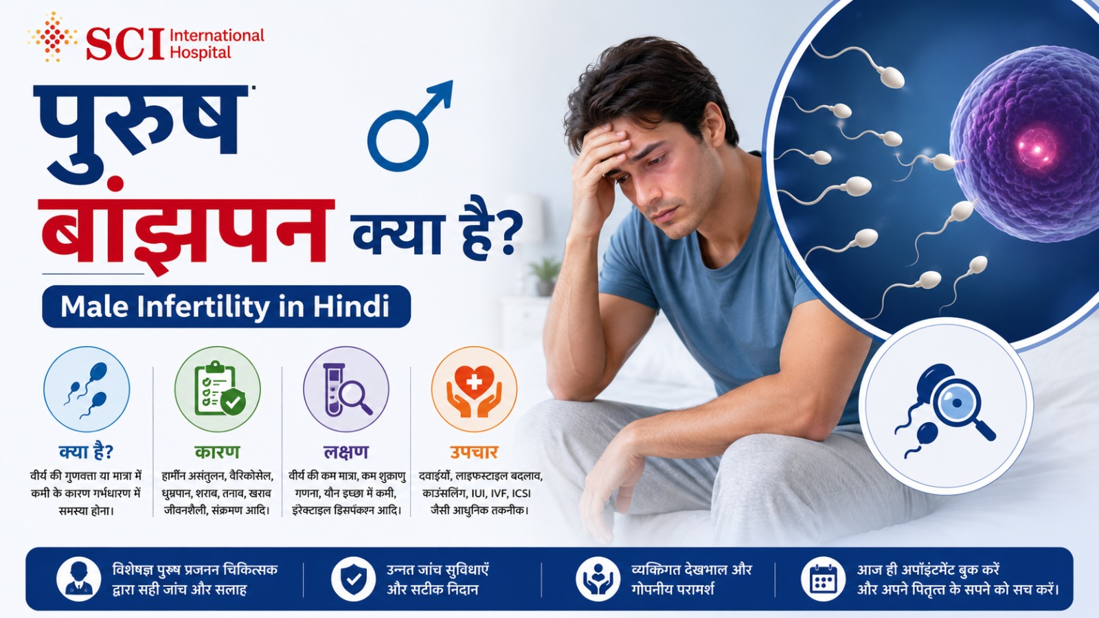 पुरुष बांझपन क्या है? | Male Infertility in Hindi