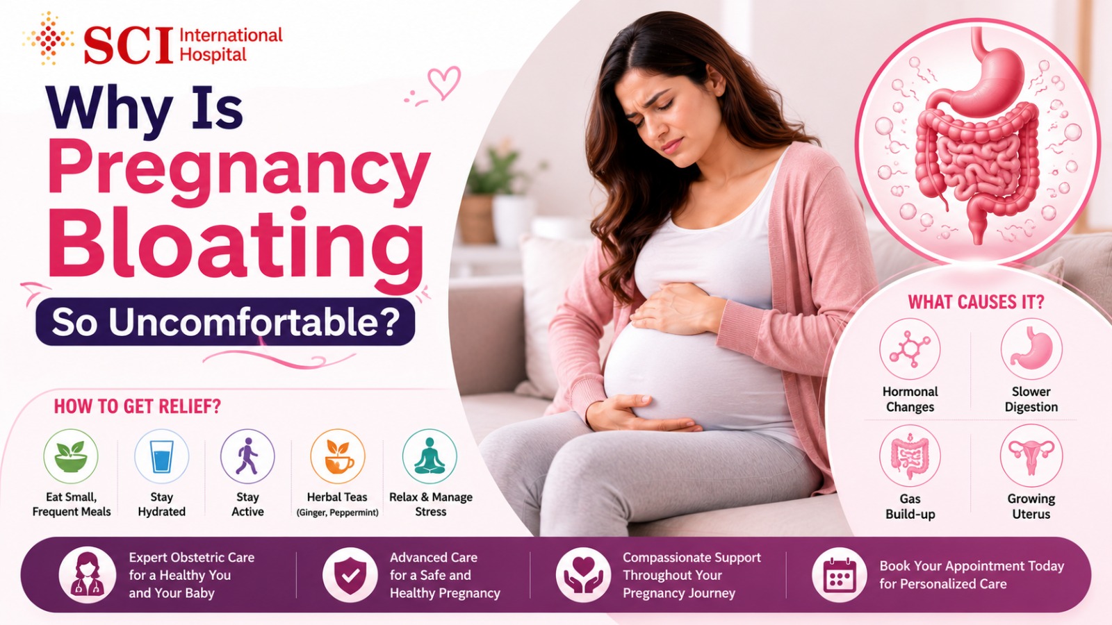 Why Is Pregnancy Bloating So Uncomfortable?