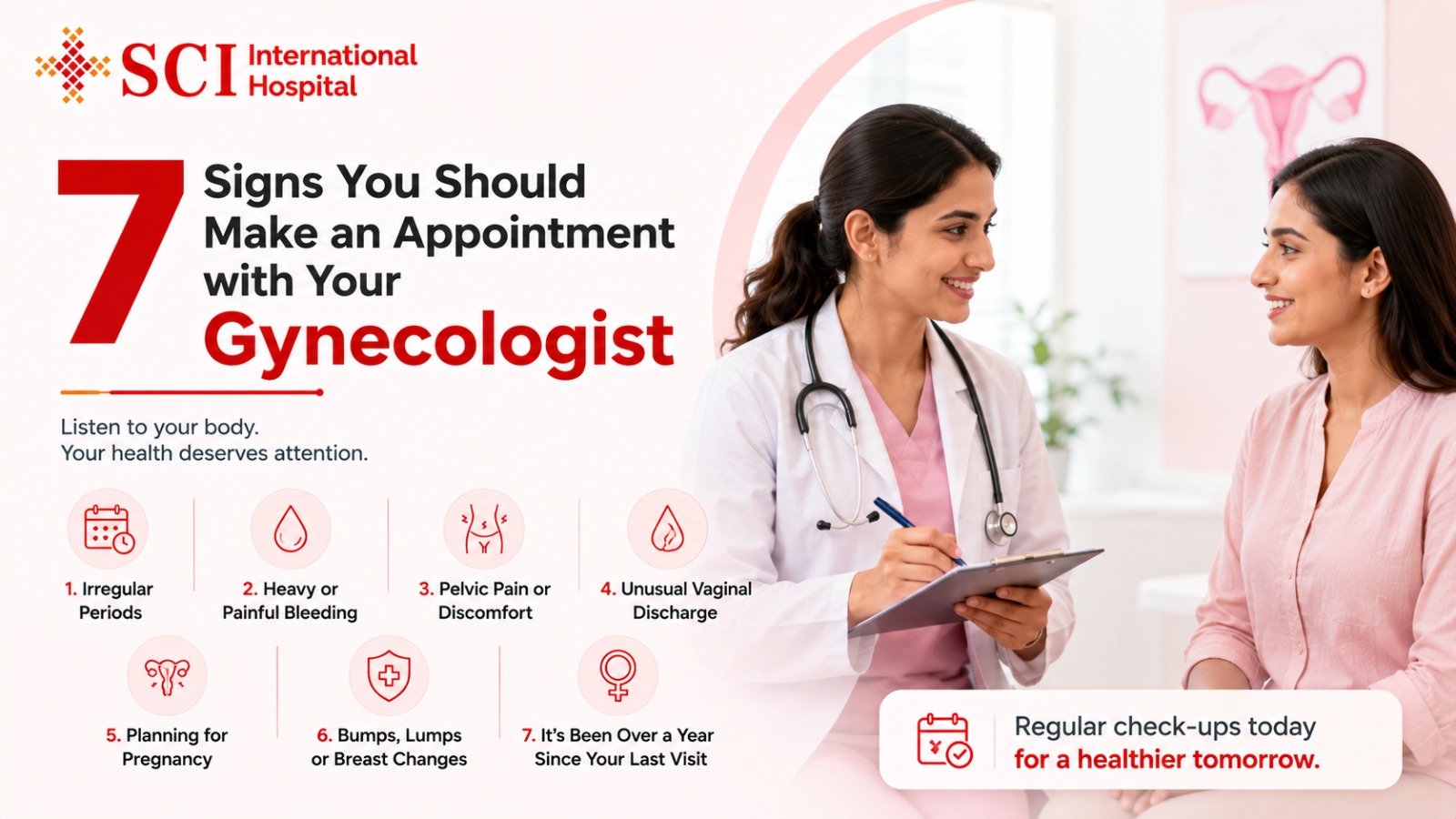 7 Signs You Should Make an Appointment with Your Gynecologist