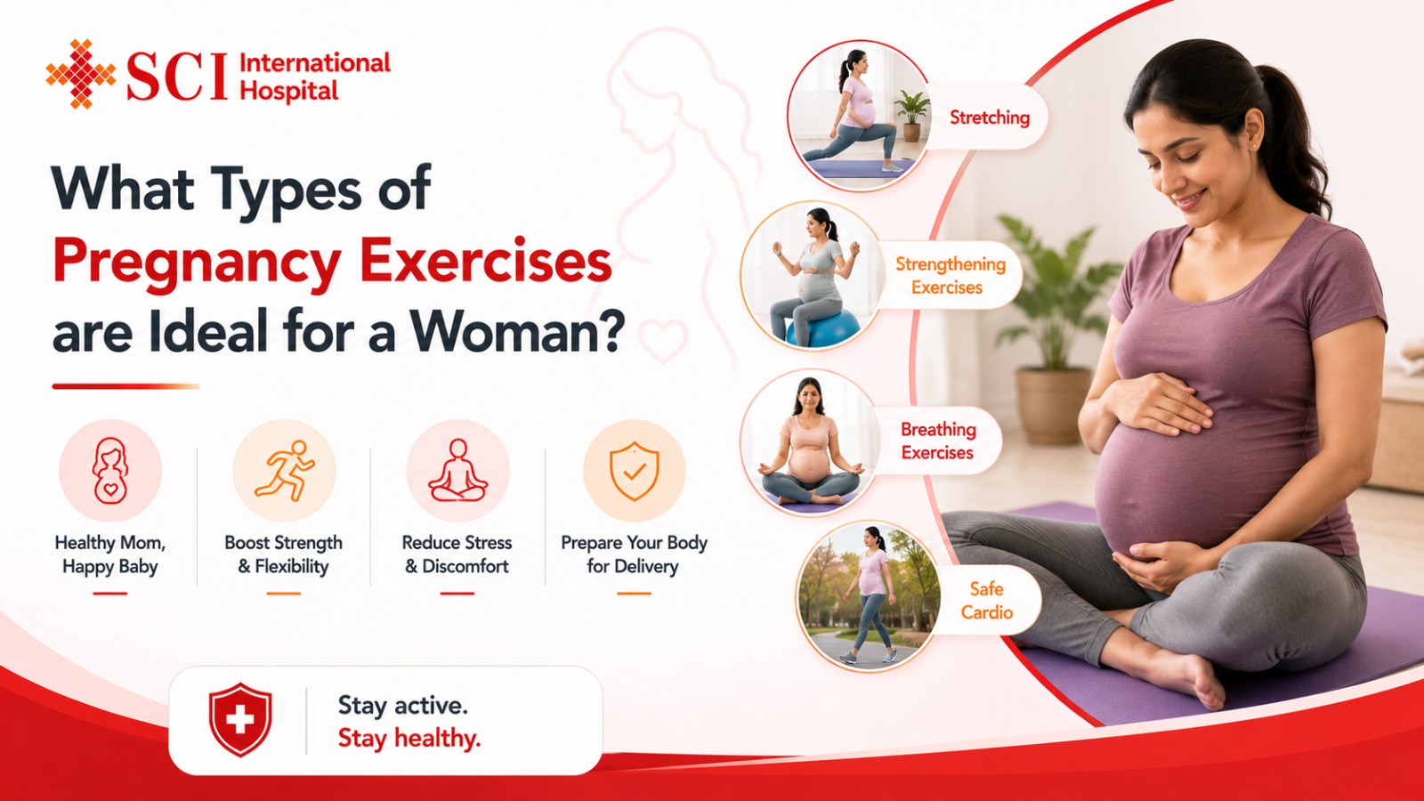 What Types of Pregnancy Exercises are Ideal for a Woman?
