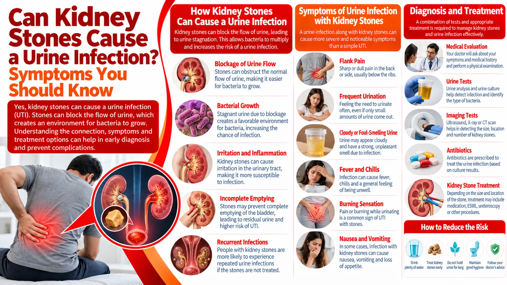 Can Kidney Stones Cause a Urine Infection? Symptoms You Should Know
